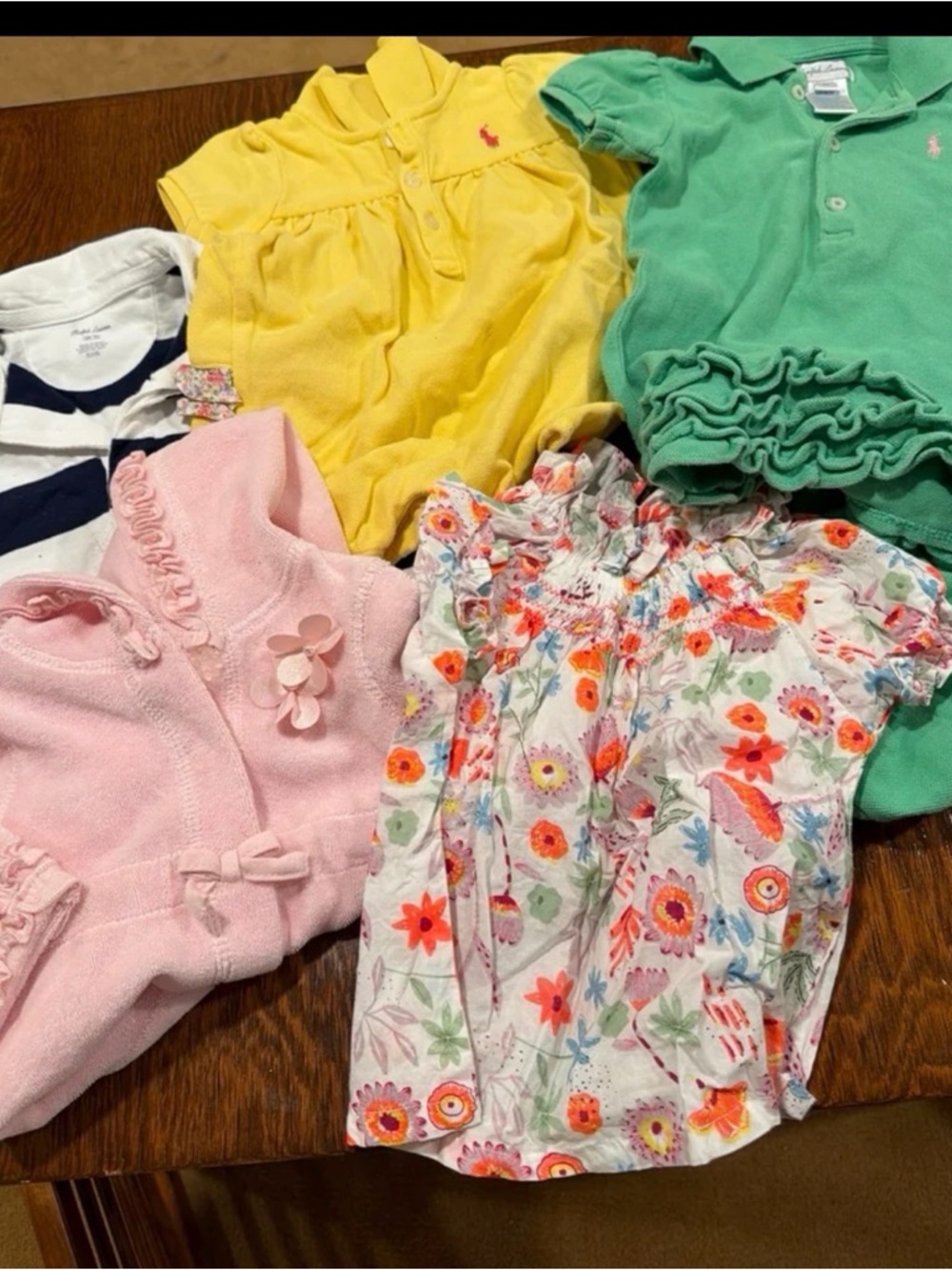 Baby Girl 6M Bundle Ralph Lauren Dresses Kate Mack Bambiola Summer Outfits